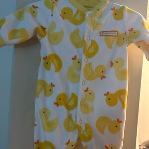 Footie baby boy sleeper